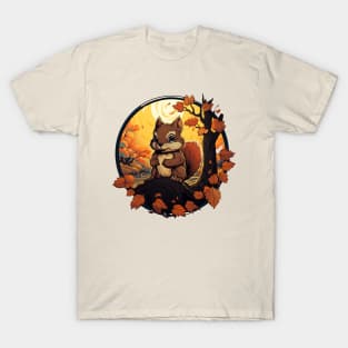 Happy Fall Y'all Squirrel T-Shirt